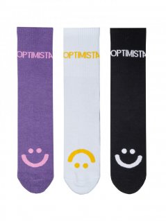Smiley ponožky froté 3 pack