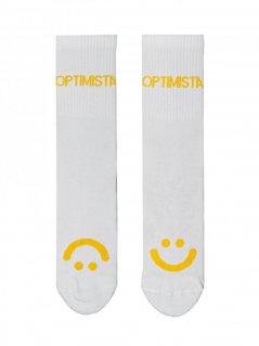 Smiley ponožky froté biela